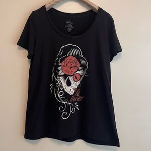 TORRID “La Muerte” Black T-shirt  Size 1